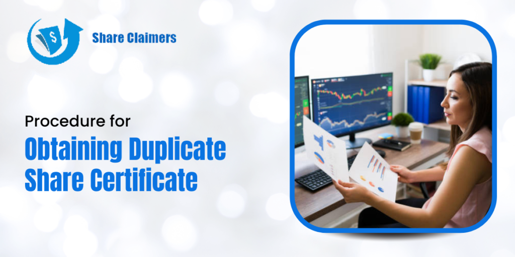 Duplicate Share Certificate