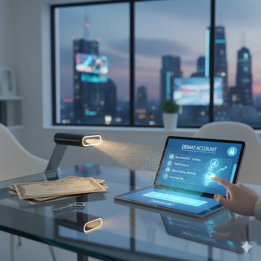 Physical Shares to Demat Online