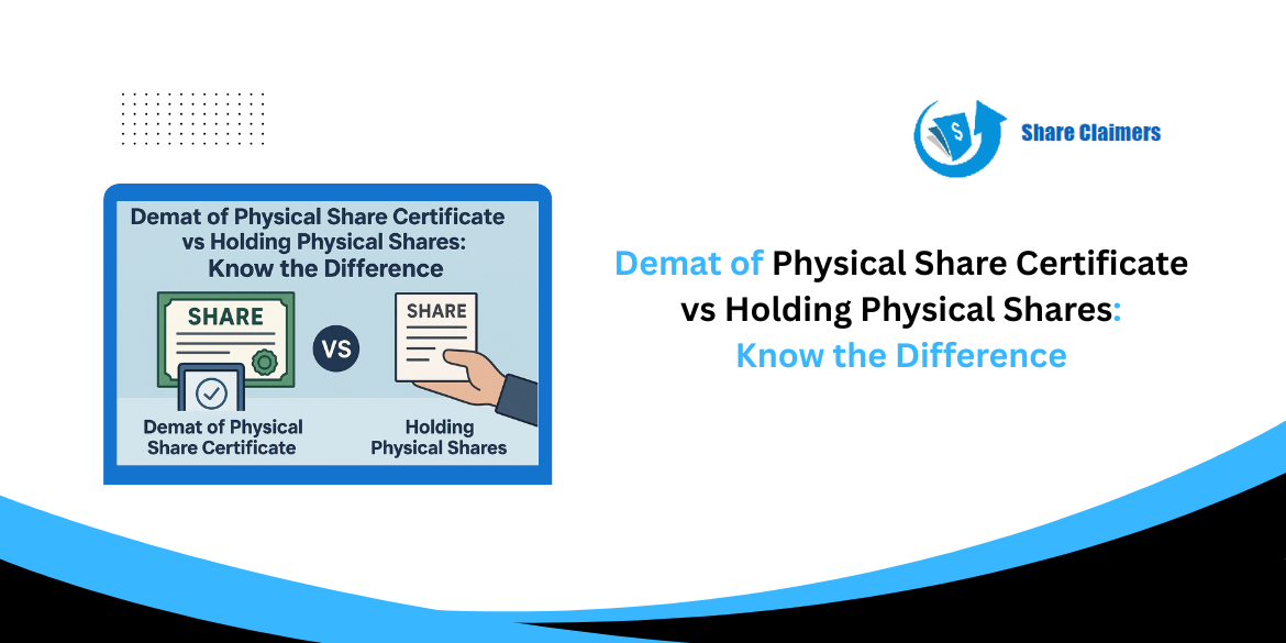 Demat of Physical Share Certificate