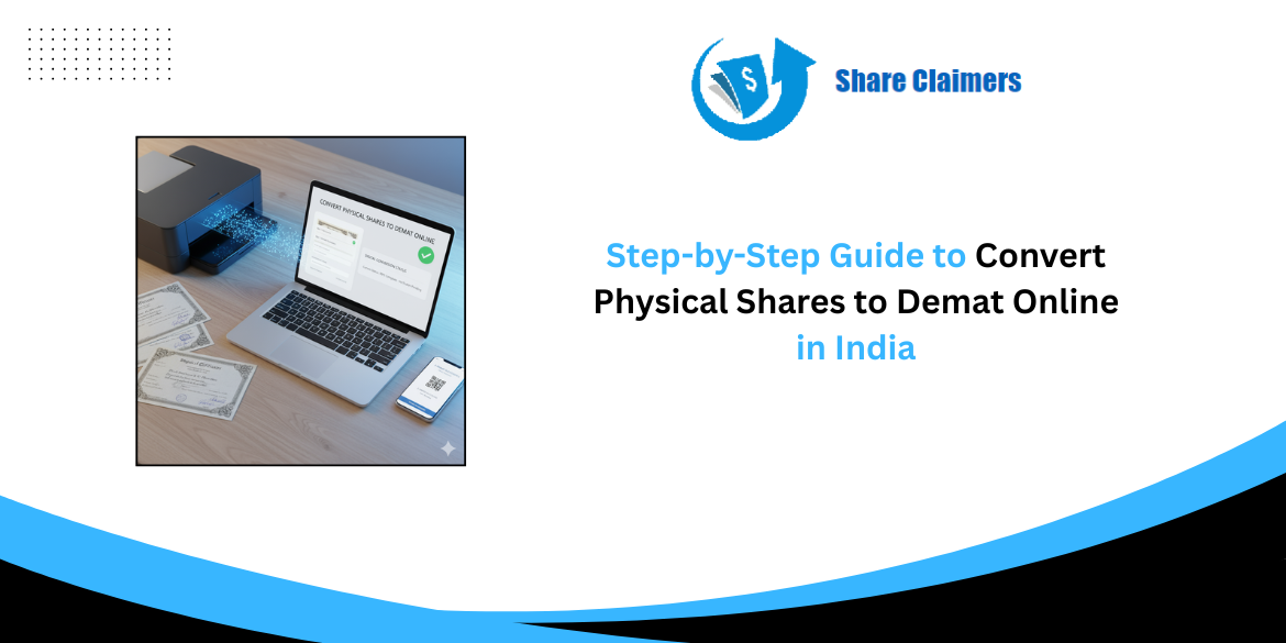 Convert Physical Shares to Demat Online